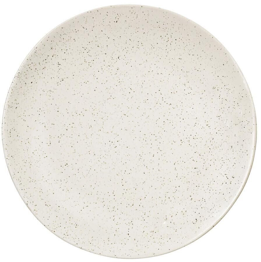 Broste Copenhagen Nordic Vanilla plate (26 cm) Cream with grains