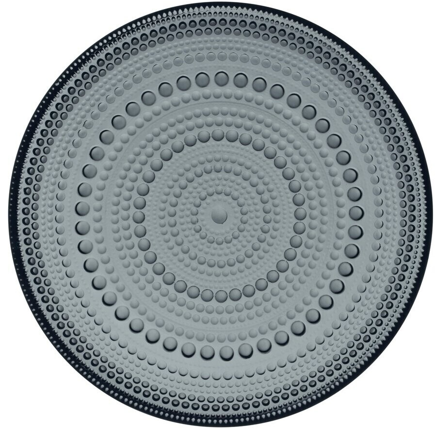 iittala Kastehelmi plate (17 cm) Dark gray