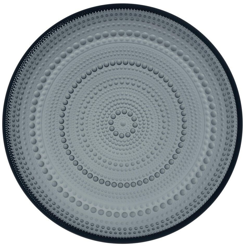iittala Kastehelmi plate (24,8 cm) dark gray