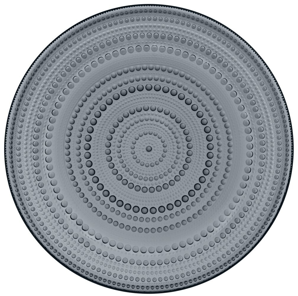 iittala Kastehelmi plate (31,5 cm) Dark gray