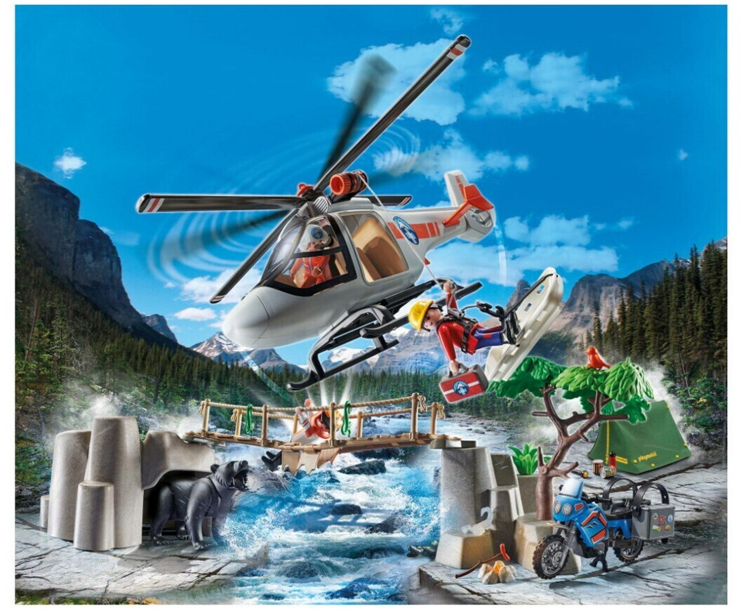 Playmobil Secouristes des montagnes avec véhicule (9128) au meilleur prix  sur
