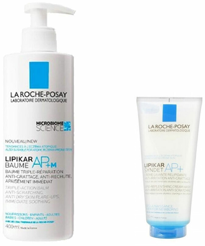 La Roche Posay Lipikar Baume AP + Syndet Ap+ (2 pcs)
