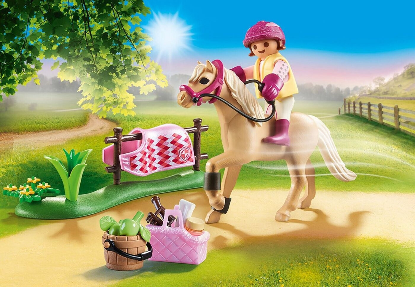 Playmobil 70522 Cavalière avec Poney Gris- Country- Le Poney Club- Poney à  Collectionner équitation : : Jeux et Jouets