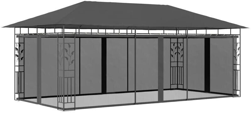 vidaXL Gazebo with mosquito net 6 x 3 x 2,73 m