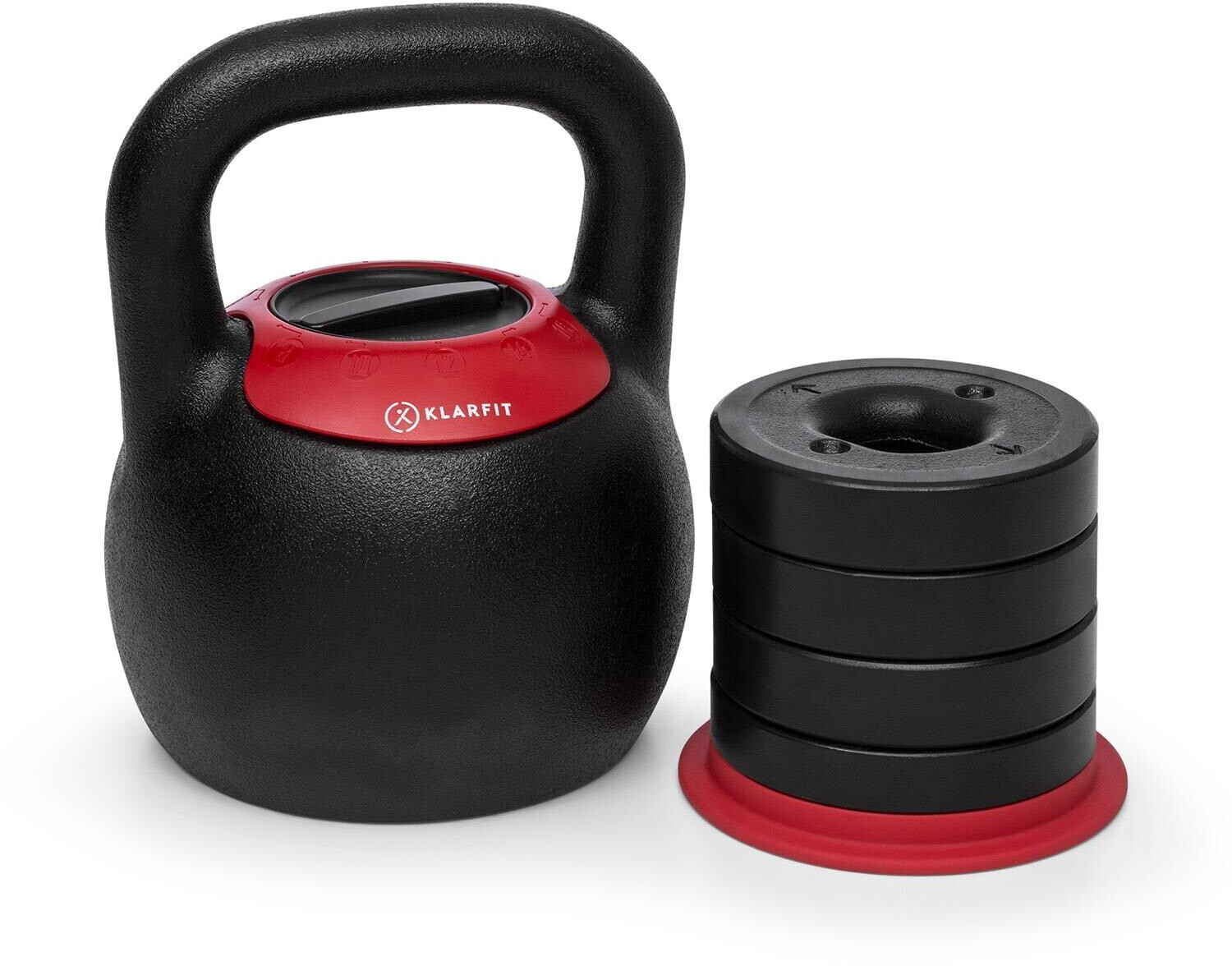 Klarfit Adjustabell noir rouge
