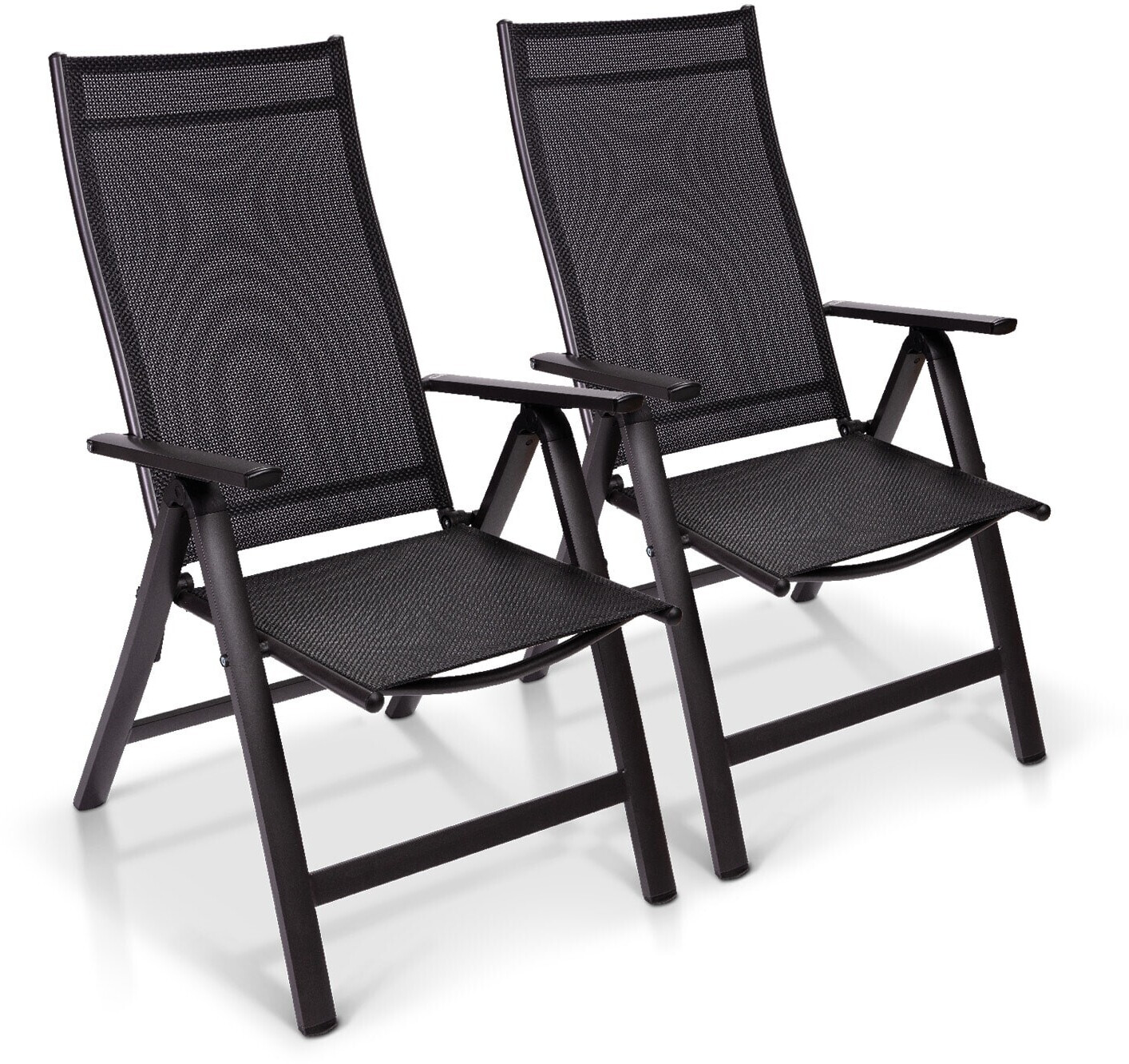 Blumfeldt London garden chair set of 2 anthracite
