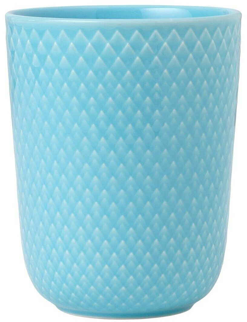 Lyngby Porcelæn Rhombe mug 33cl turquoise