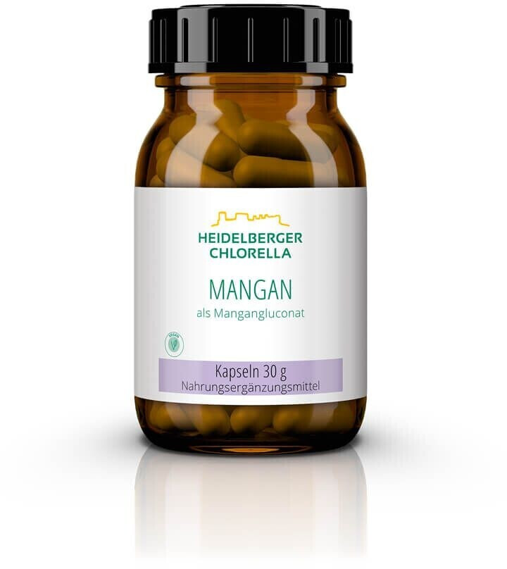 Heidelberger Chlorella Mangan als Mangangluconat Kapseln (60 Stk.)