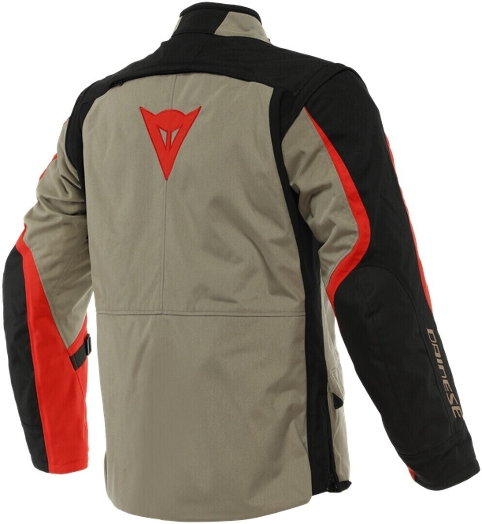 Dainese Veste Alligator Tex noir/rouge/gris