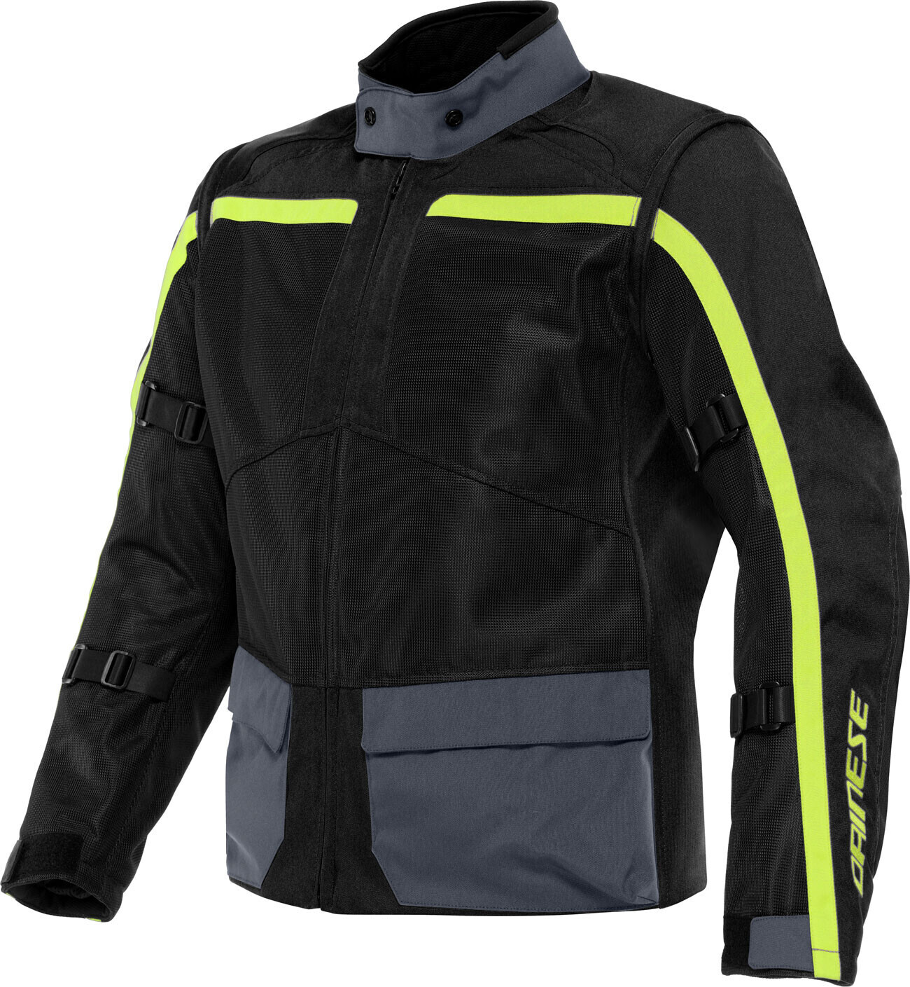 Dainese Blouson Outlaw Tex noir/gris/jaune