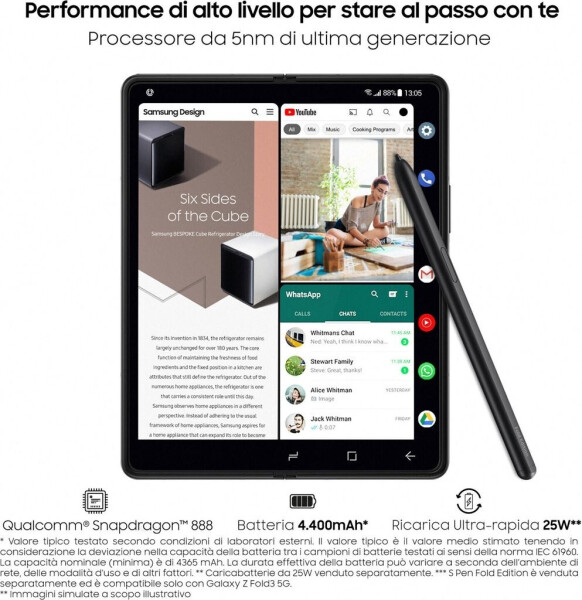 Samsung Galaxy Z Fold 3 512GB Phantom Silver, Bild 6