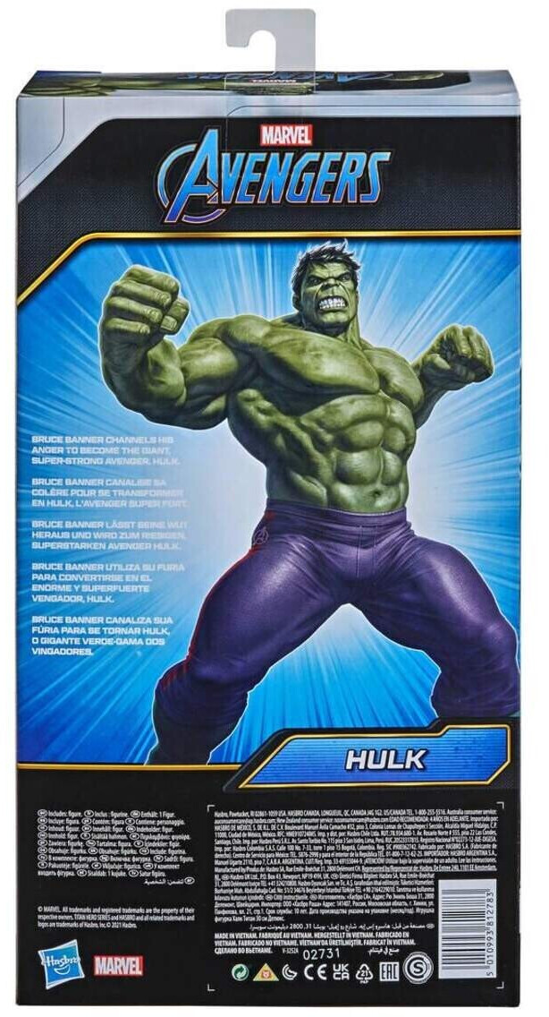 OCDSLYGB Figurine Hulk Avenger Titan Hero Series Hulk - Jouet flexible -  Ornements de bureau Hulk - Pour enfants à partir de 4 ans - 11,4 cm :  : Jeux et Jouets