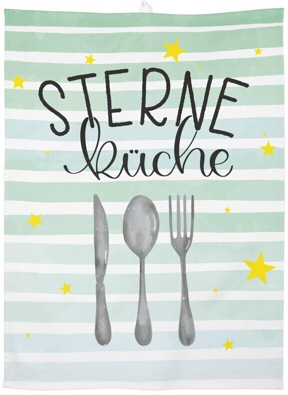 Sheepworld Tea Towel with Loop 60 x 45 cm star kitchen (47105)