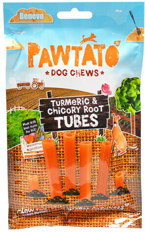 Benevo Pawtato Turmeric & Chicory Root Tubes 90g