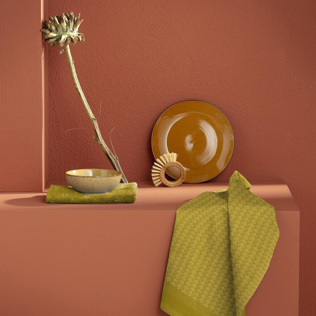 Damai DDDDD tea towel petals 6 pcs. ochre