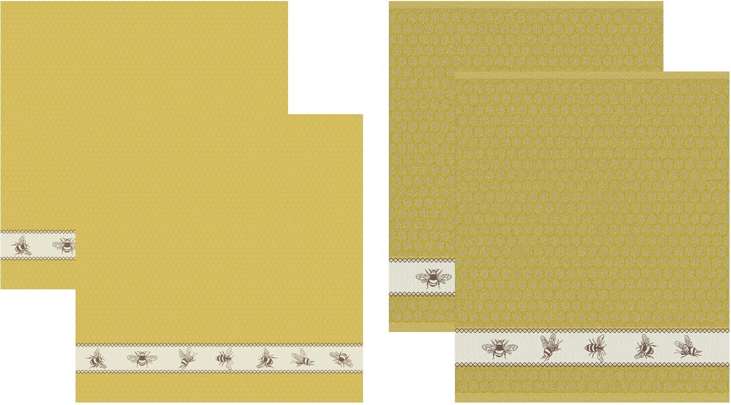 Damai DDDDD tea towel bees set 4 pcs.