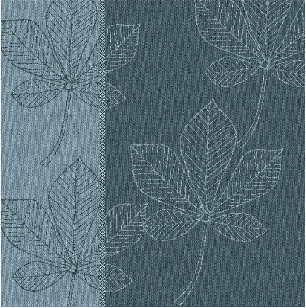 Damai DDDDD tea towewl leaves 4 pcs. grey/blue
