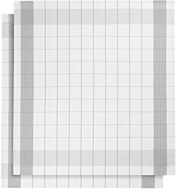 De Witte Lietaer Mixte Tea Towel (2 pcs) 65 x 65 cm grey