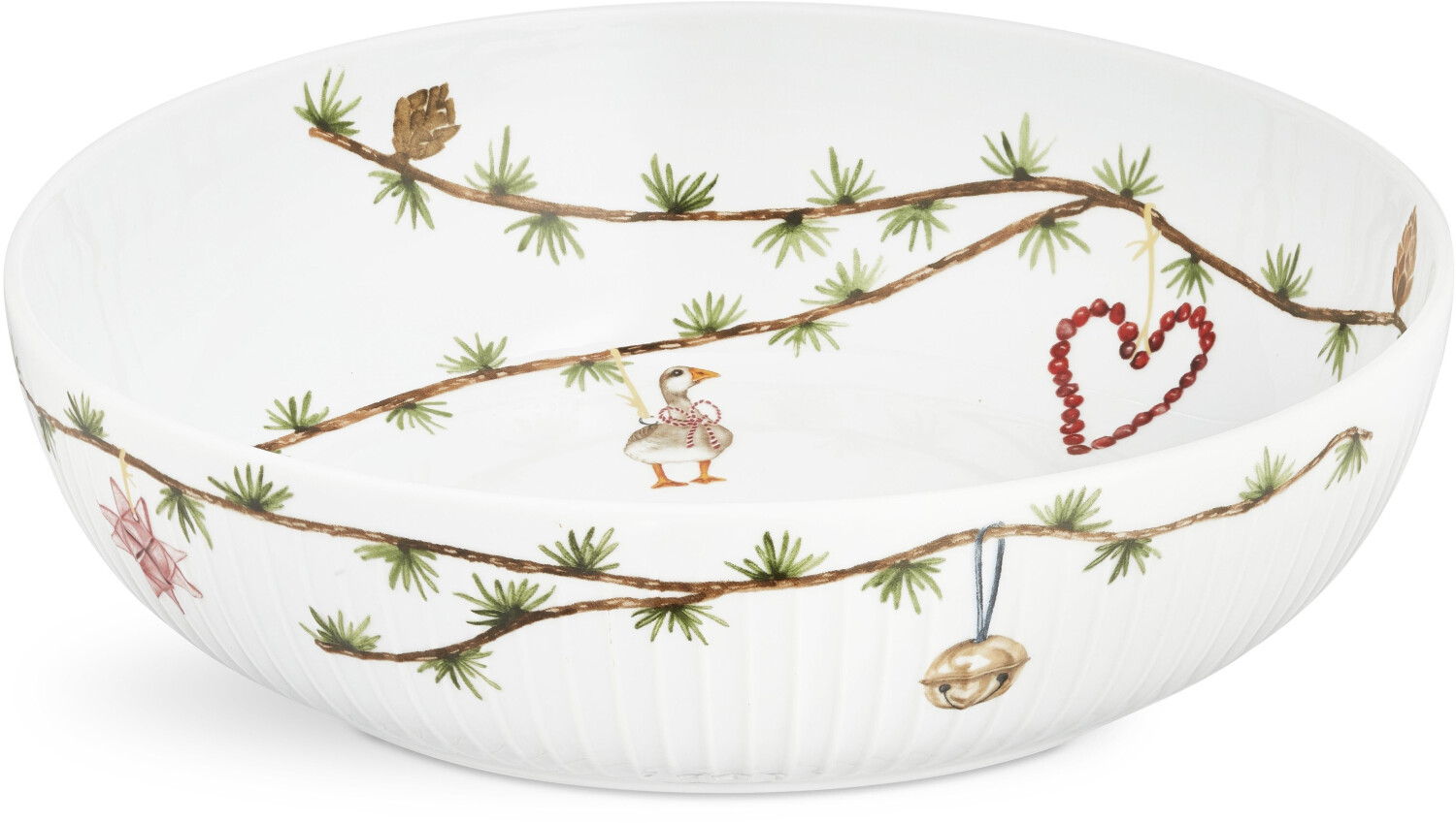 Kähler Hammershøi Christmas bowl Ø30cm white