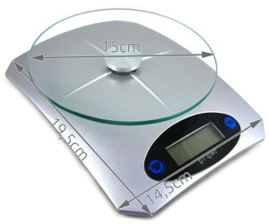 Digital Küchenwaage Feinwaage 5KG/1g Kitchen Scale LCD Haushaltswaage DE