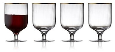 Lyngby Glas Red wine glass Palermo 30 cl 4 pieces