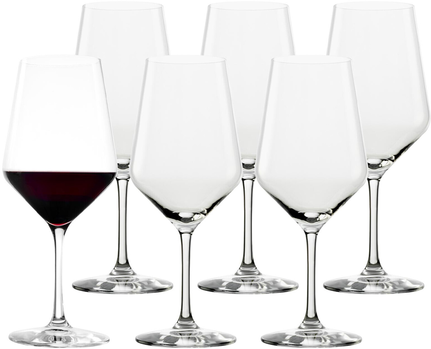 Set of 6 Stolzle Lausitz Revolution Wine Glasses Bordeaux 650 ml 22oz  377.00.35