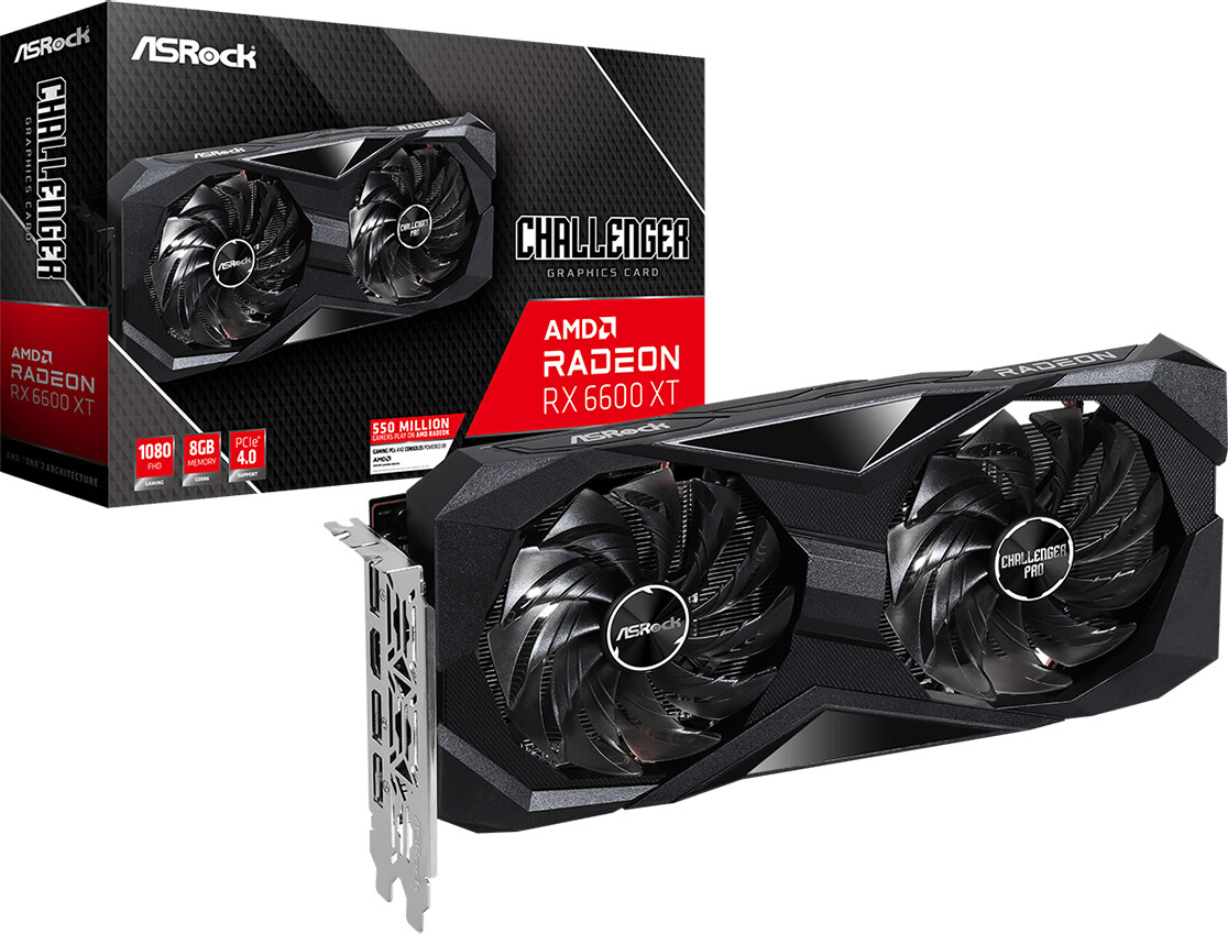 ASRock Radeon RX 6600 XT Challenger D OC 8 Go GDDR6