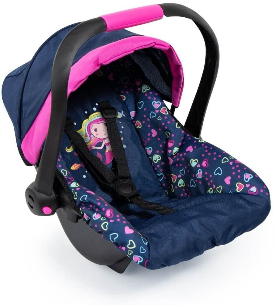 Bayer Design Dolls car seat with roof and mermaid