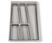 473,5 x 376 mm ORGA-BOX® IV UNIVERSALE Portaposate da cassetto tagliabile argento grigio da 45 