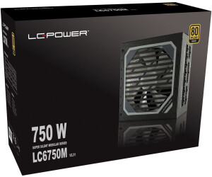 LC-POWER 1000W Alimentation PC, Entièrement modulaire,Certifié 80