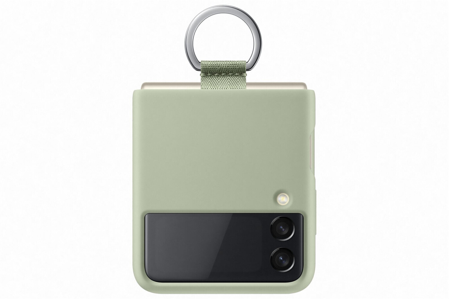 Samsung Silicone Cover with Ring (Galaxy Z Flip 3) Olive Green