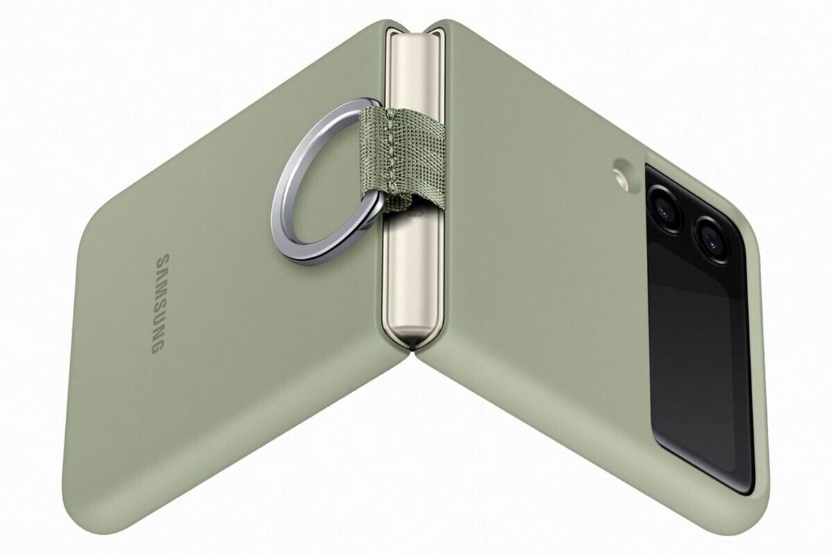 Samsung Silicone Cover with Ring (Galaxy Z Flip 3) Olive Green ab 43,99