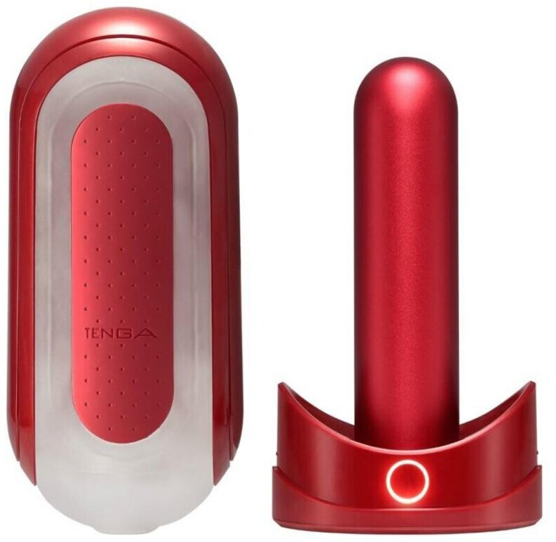 Tenga Flip Zero red Masturbator with Heating Holder