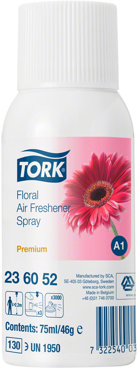 Lufterfrischer Spray mit Zitrusduft A1 - 12 Flakons, Tork Hygiene –  Hygiene-Plus