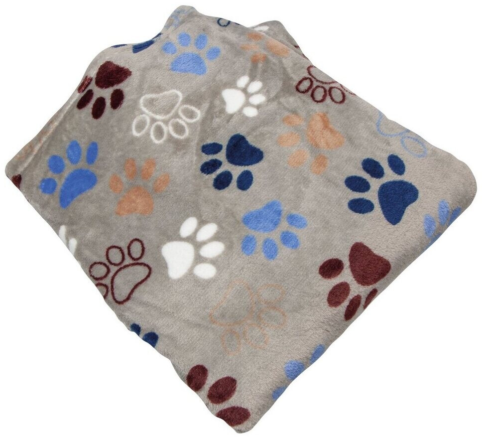 Nobby Fleece Plaid LISSI Classic 100x150cm Light Grey
