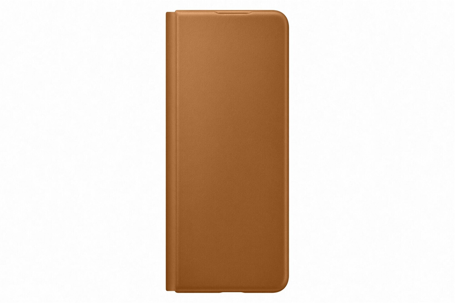 Samsung Leather Flip Cover (Galaxy Z Fold 3) Camel