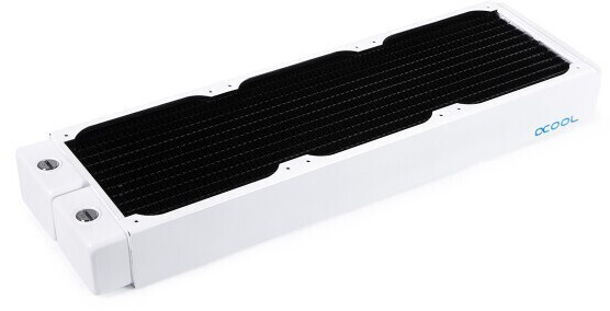 Alphacool NexXxoS XT45 Full Copper 360mm Radiator V.2 - White Special Edition