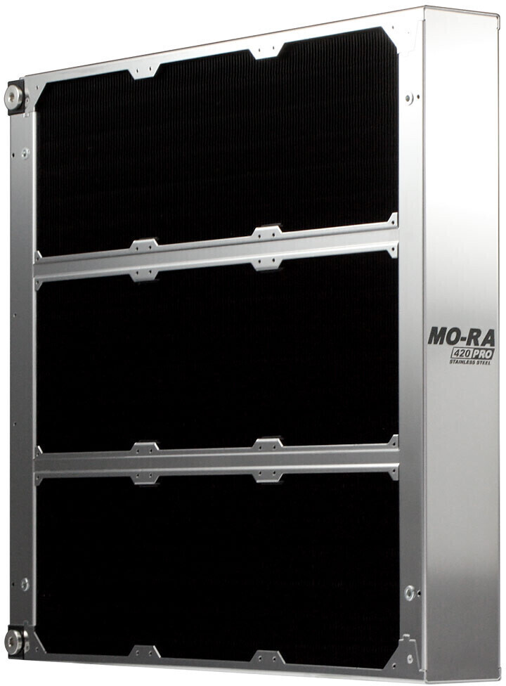 Watercool MO-RA3 420 Pro Stainless Steel Edition