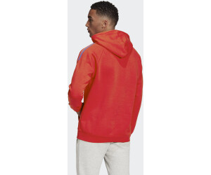 adidas trefoil stripe hoodie