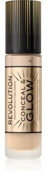 Makeup Revolution Conceal&Glow Foundation F2 (23 ml)