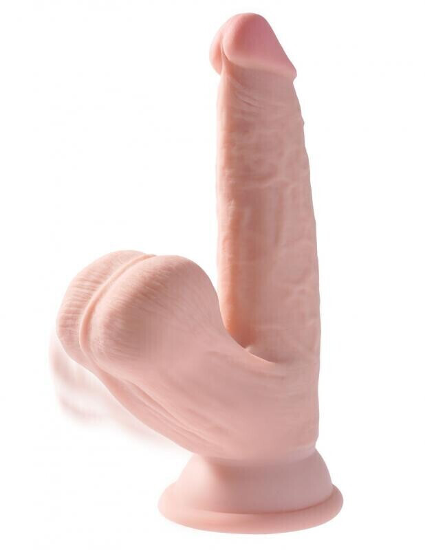 Pipedream King Cock Triple Density With Swinging Balls 8 Inch
