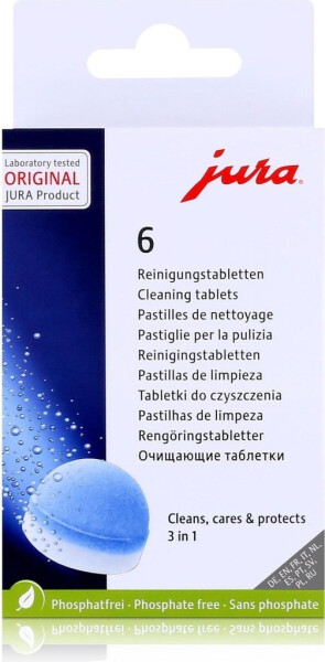 Jura Reinigungstabletten 3-Phasen (6 Stk.)