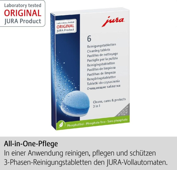 Jura Reinigungstabletten 3-Phasen (6 Stk.), Bild 13