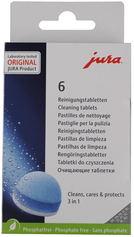 Jura 3-phase cleaning tablets (6 pcs.) au meilleur prix sur