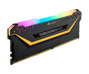 Kit Barrettes mémoire 16Go (2x8Go) DIMM DDR4 Corsair Vengeance LPX 3200Mhz  (Noir) à prix bas