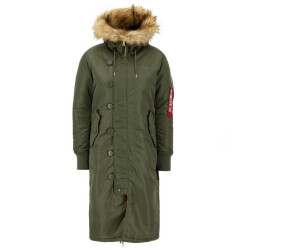 Long Fishtail Alpha Jacke Winter Damen Alpha Industries Damen