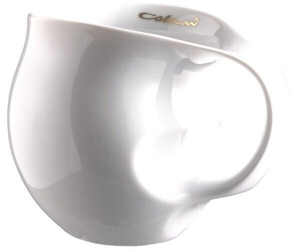 Colani Luigi coffee mug made of porcelain white