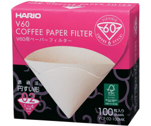 SET Hario Kaffeefilter/Dripper V60 02 Rot Kunststoff PLUS 100 Hario Filtertüten 