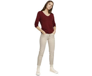 Tom Tailor Pullover van een mix van katoen en viscose in lichtblauw gemêleerd online kopen | P&C