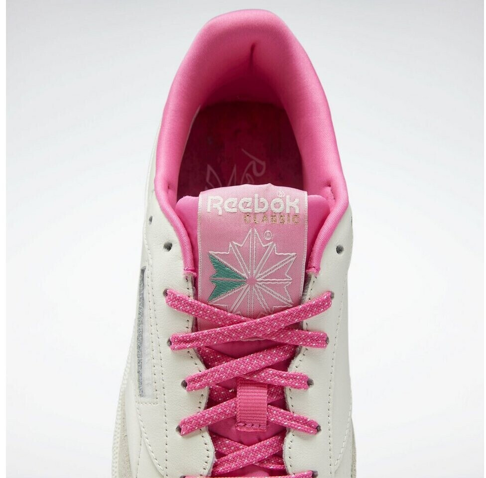 Reebok Club C 85 Women chalk chalk atomic pink ab 74 99 Preisvergleich bei idealo